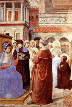 St Augustine hearing St. Ambrose